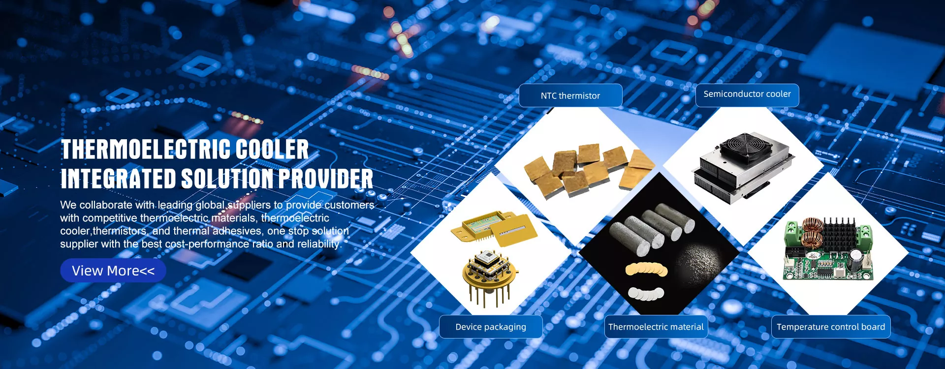 ชุดเทอร์โมอิเล็กทริกคูลเลอร์คุณภาพ